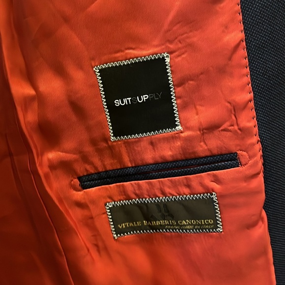 Suit Supply Sienna Navy Birdseye 100% Wool Jacket - Picture 5 of 8